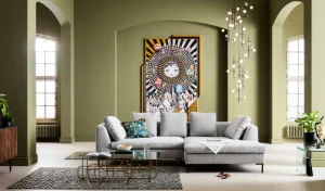 KARE Design Schaal Flower Bloom Creme Goud Ø25