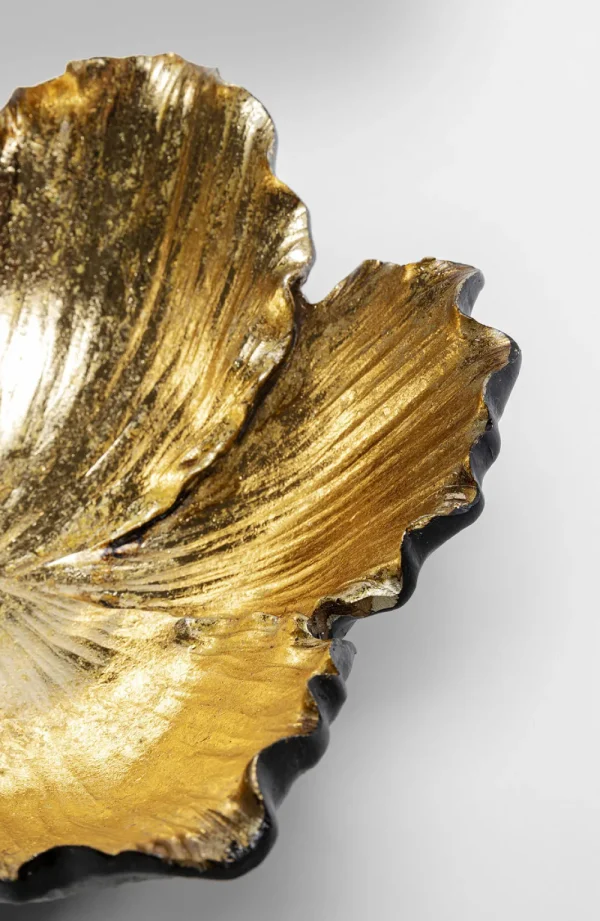 KARE Design Schaal Flower Bloom Zwart Goud Ø20