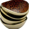 KARE Design Schaal Samba Colore Crackle (4/Set)