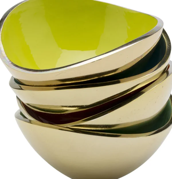 KARE Design Schaal Samba Colore Plain (4/Set)