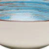KARE Design Schaal Swirl Blue 22cm