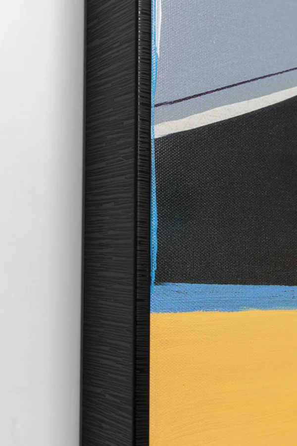 KARE Design Schilderij Abstract Shapes Orange 73x143cm