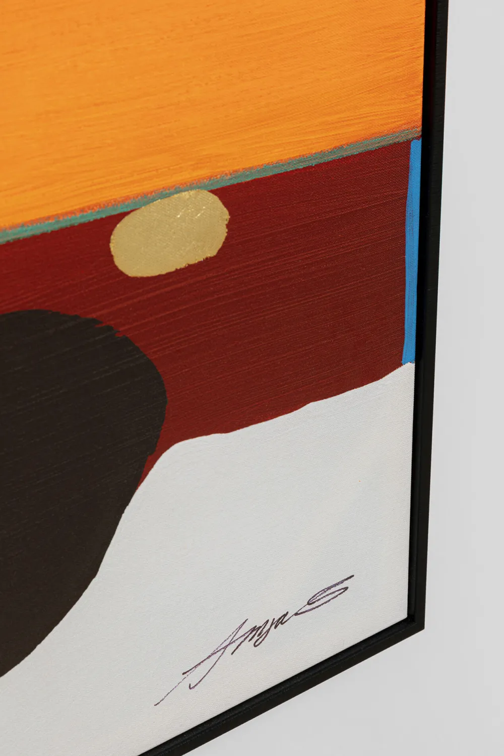 schilderij_abstract_shapes_orange_xcm_3.webp KARE Design Schilderij Abstract Shapes Orange 73x143cm