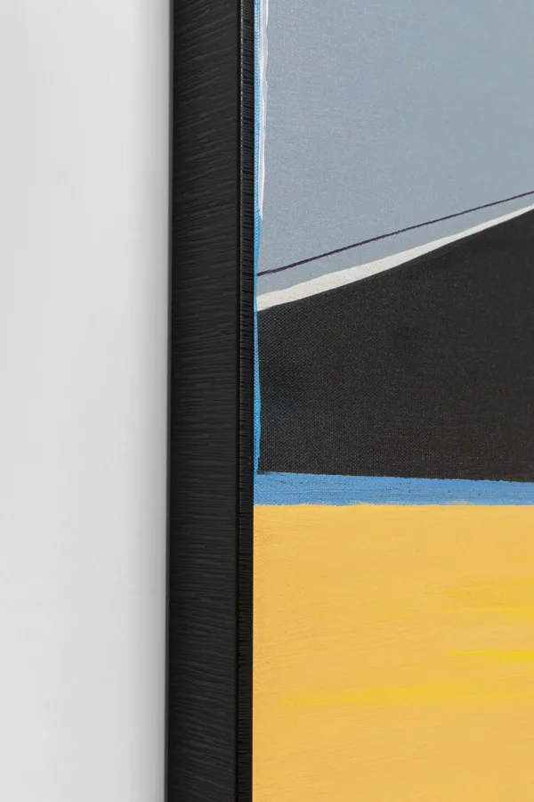 KARE Design Schilderij Abstract Shapes Orange 73x143cm