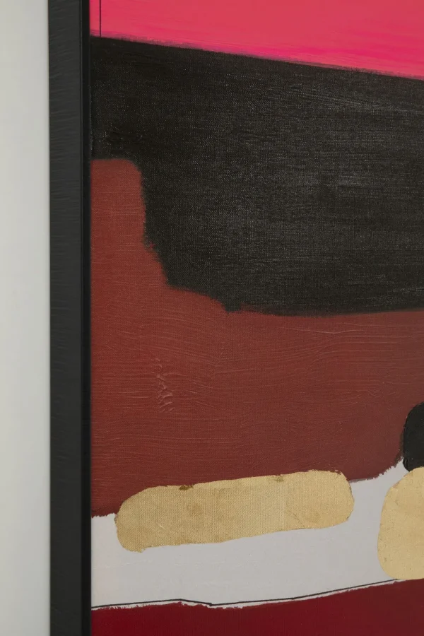 KARE Design Schilderij Abstract Shapes Pink 73x143cm