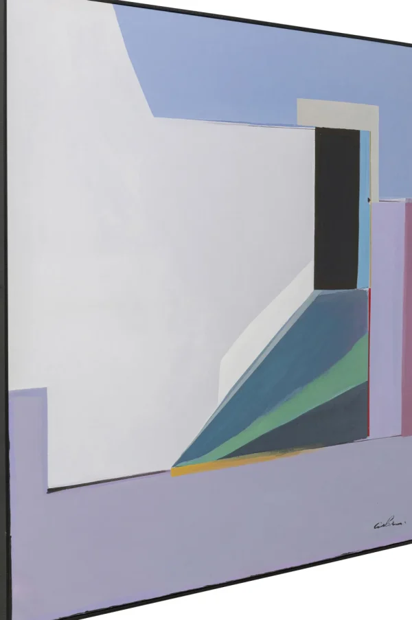 KARE Design Schilderij Abstract Shapes Purple 113x113cm