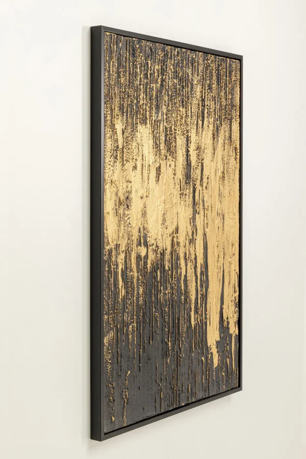 KARE Design Schilderij Abstract Zwart 80x120cm