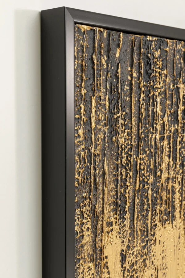 KARE Design Schilderij Abstract Zwart 80x120cm