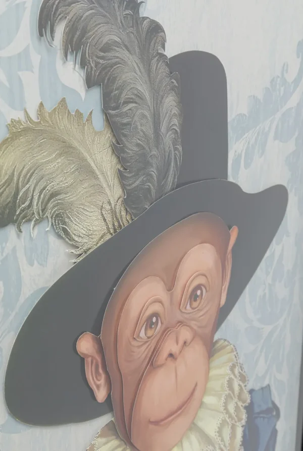 KARE Design Schilderij Art Monkey Sir 80x60cm