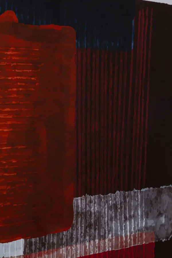 KARE Design Schilderij Box Back Red 60x80cm