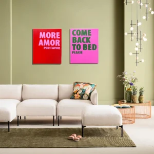 KARE Design Schilderij Come Back To Bed 40x50cm