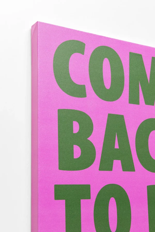 KARE Design Schilderij Come Back To Bed 40x50cm