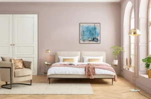 KARE Design Schilderij Dust Blue 100x100cm