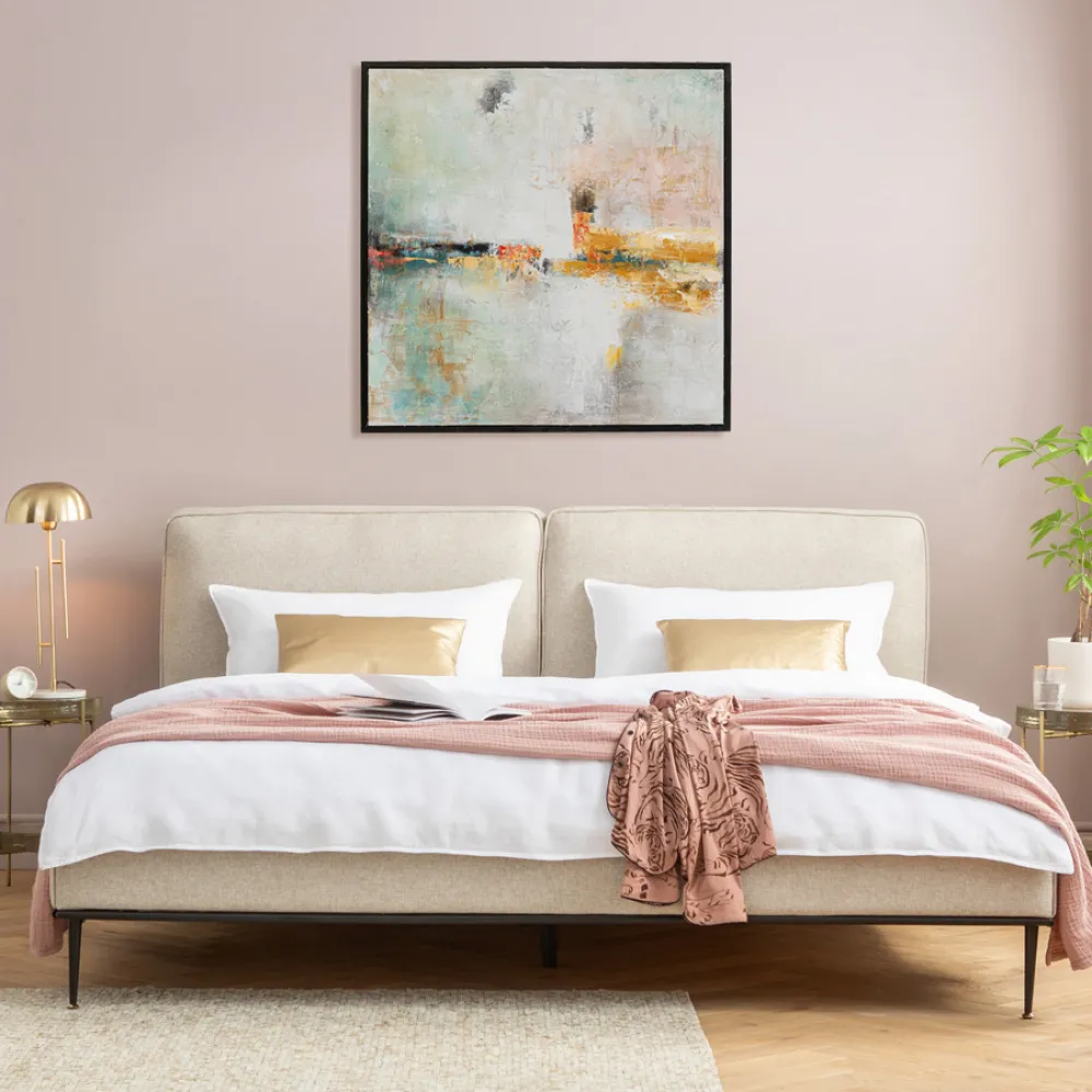 schilderij_dust_gold_xcm_0.webp KARE Design Schilderij Dust Gold 120x120cm