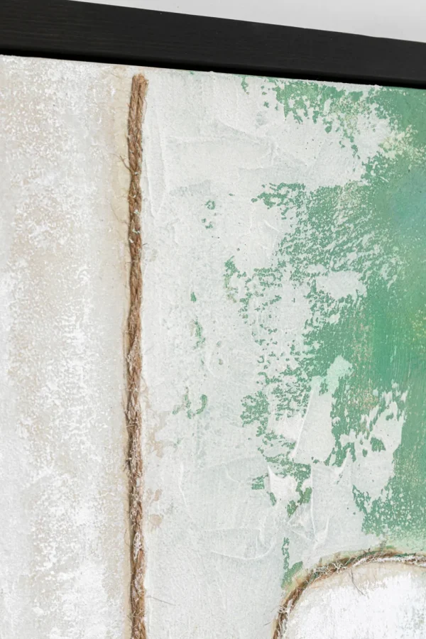 KARE Design Schilderij Dust Green 120x120cm