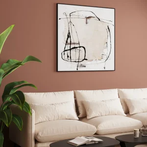 KARE Design Schilderij Dust Grey 100x100cm