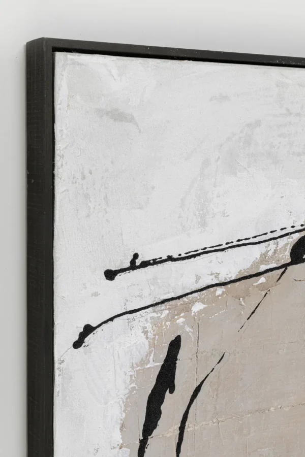 KARE Design Schilderij Dust Grey 100x100cm