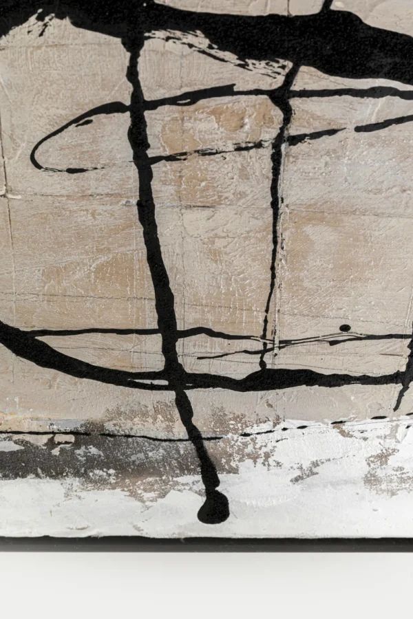 KARE Design Schilderij Dust Grey 100x100cm