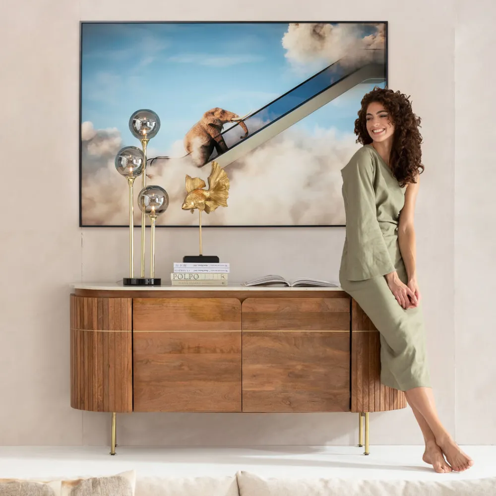 schilderij_elephant_in_the_sky_xcm_0.webp KARE Design Schilderij Elephant In The Sky 150x100cm