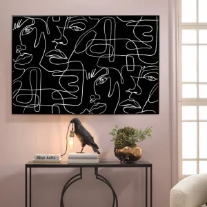 KARE Design Schilderij Faccia Arte Drawing 150x100cm