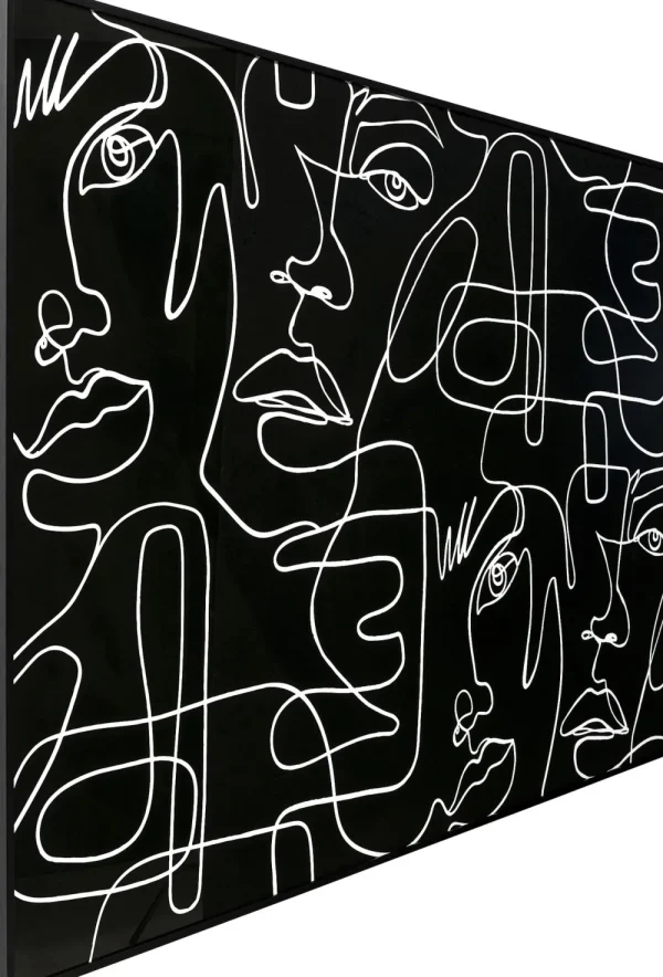 KARE Design Schilderij Faccia Arte Drawing 150x100cm