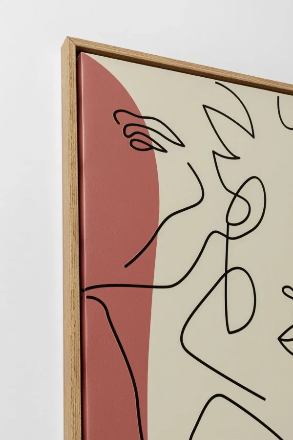 KARE Design Schilderij Faccia Arte Tri Colore 90x120cm