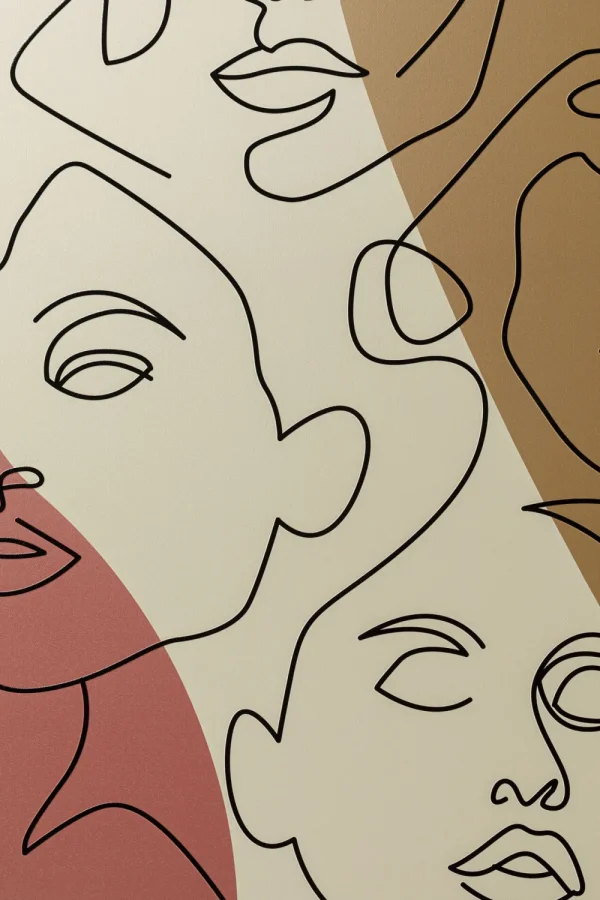 KARE Design Schilderij Faccia Arte Tri Colore 90x120cm