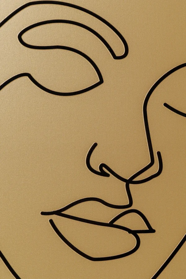 KARE Design Schilderij Faccia Arte Tri Colore 90x120cm