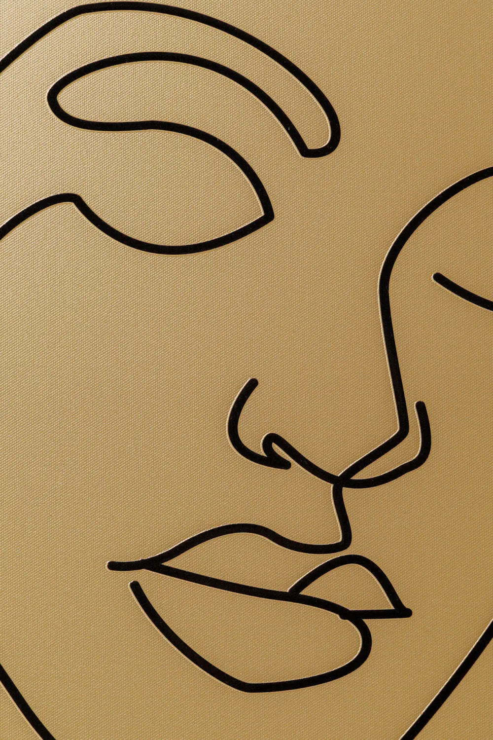 KARE Design Schilderij Faccia Arte Tri Colore 90x120cm