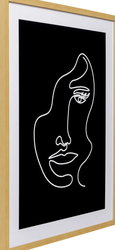 KARE Design Schilderij Faccia Arte Woman 60x80cm