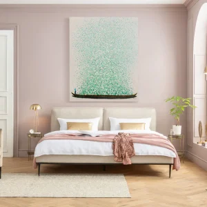 KARE Design Schilderij Flower Boat Beige Green 120x160cm