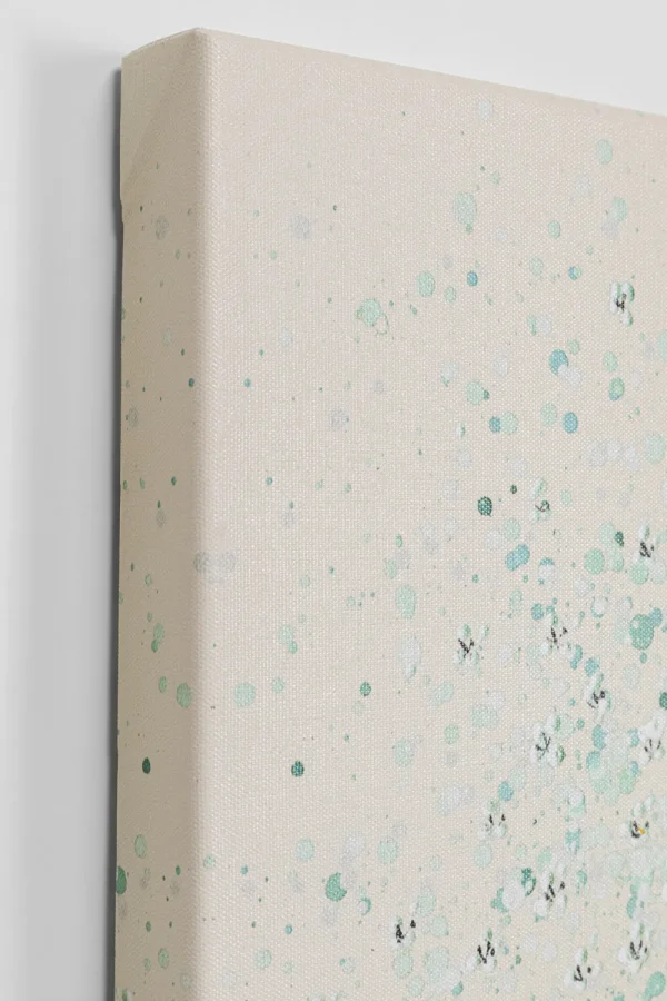 KARE Design Schilderij Flower Boat Beige Green 80x100cm