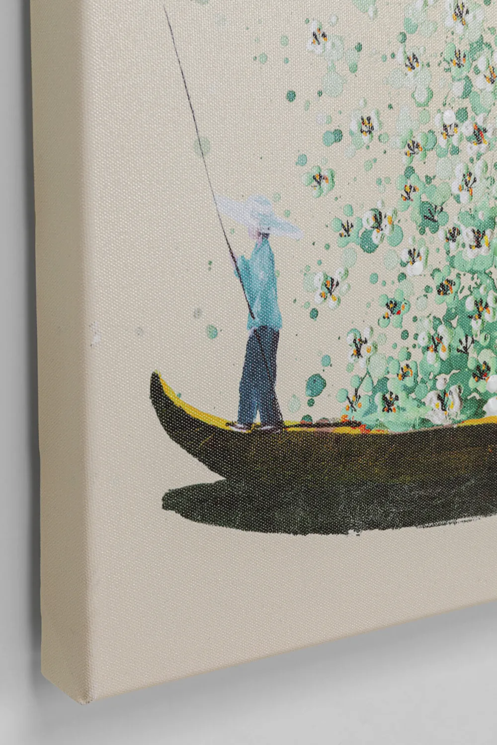 schilderij_flower_boat_beige_green_xcm_4-1.webp KARE Design Schilderij Flower Boat Beige Green 80x100cm