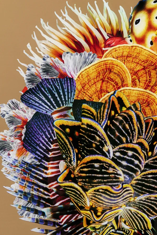 KARE Design Schilderij Flower Hair 120x120cm