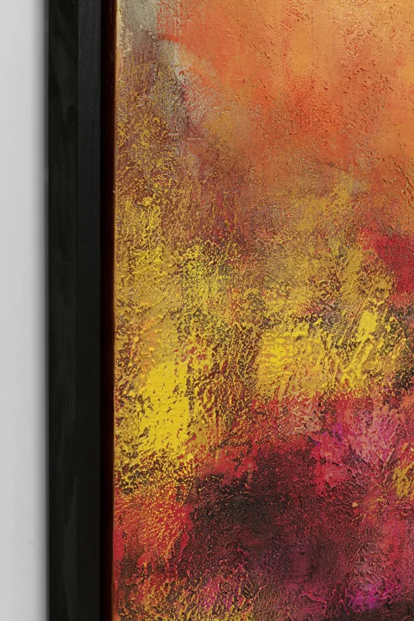 KARE Design Schilderij Jardin Red 125x215cm