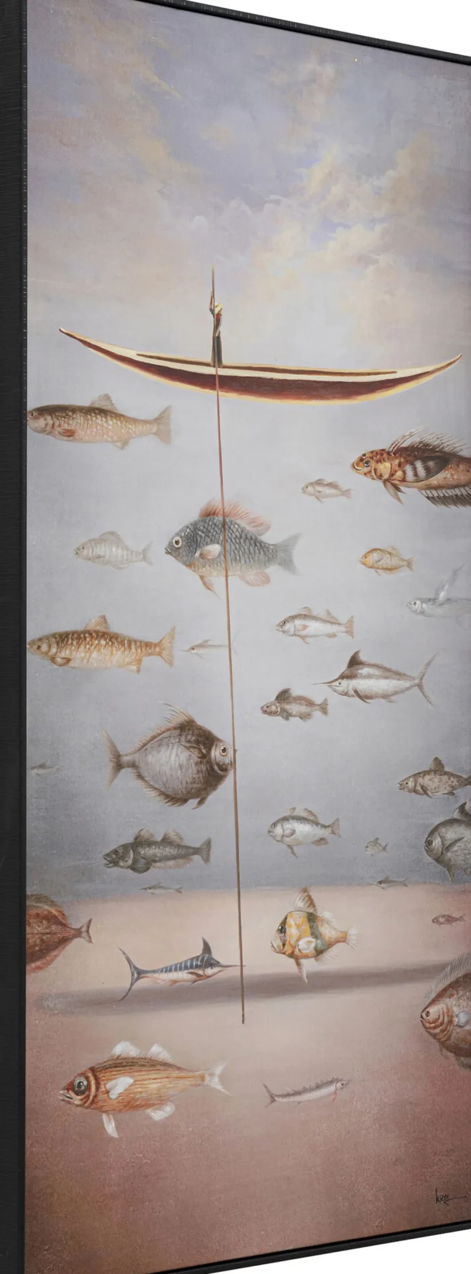 schilderij_met_lijst_cloud_fisherman_boat_xcm_1.webp KARE Design Schilderij Met Lijst Cloud Fisherman Boat 60x120cm