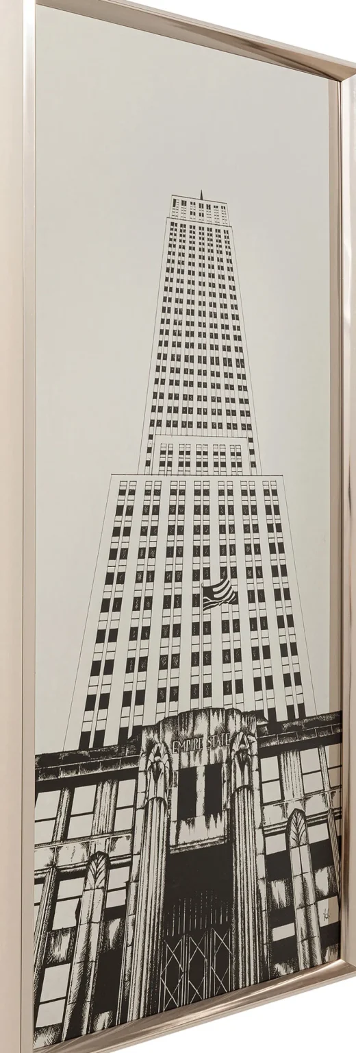 KARE Design Schilderij Met Lijst Empire State Mirror 77x130cm