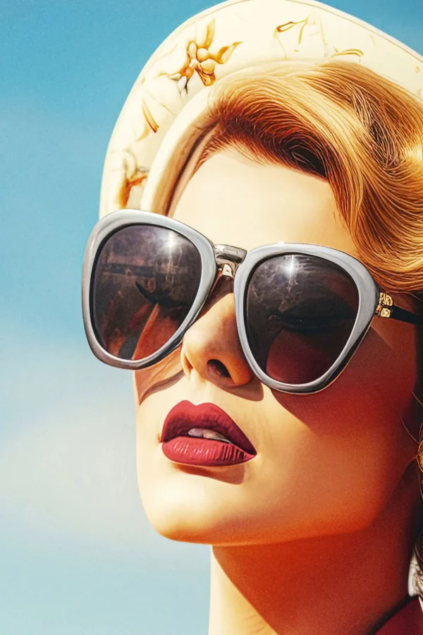 KARE Design Schilderij Met Lijst LED Jetset Pose Lady 120x80cm