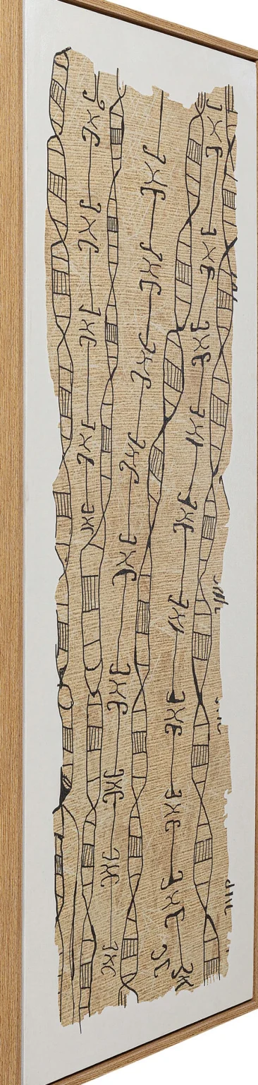 KARE Design Schilderij Met Lijst Native Lines 50x150cm