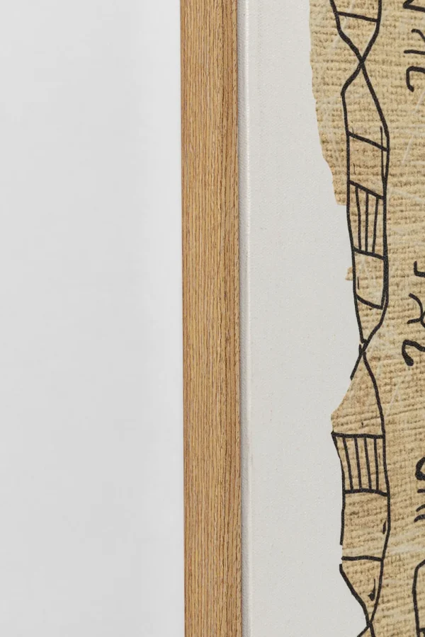 KARE Design Schilderij Met Lijst Native Lines 50x150cm