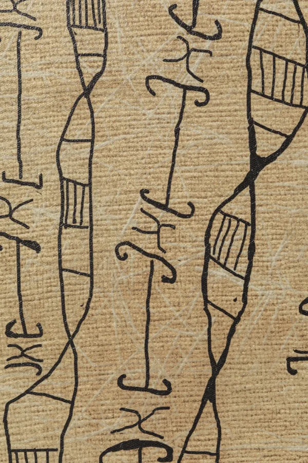 KARE Design Schilderij Met Lijst Native Lines 50x150cm