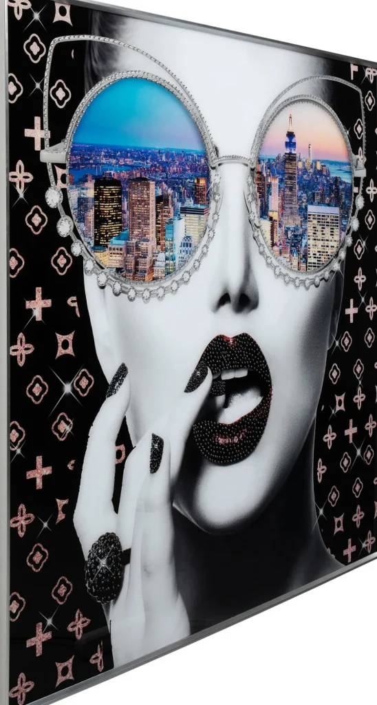 KARE Design Schilderij Met Lijst NY View 120x120cm