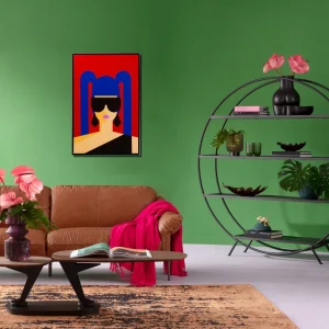 KARE Design Schilderij Met Lijst Party Girl 60x90cm