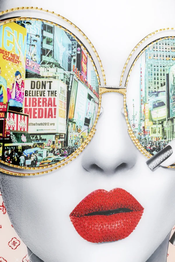 KARE Design Schilderij Met Lijst Times Square View 80x80cm