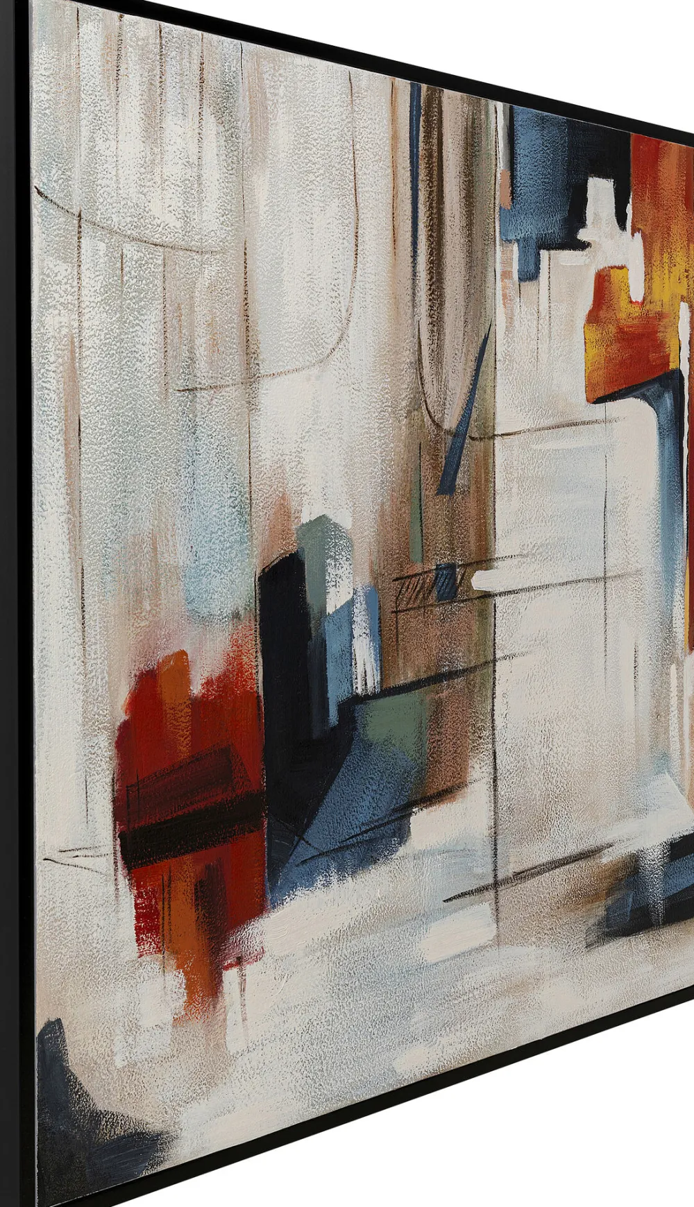 schilderij_met_lijst_visione_oblinquo_xcm_1.webp KARE Design Schilderij Met Lijst Visione Oblinquo 100x100cm