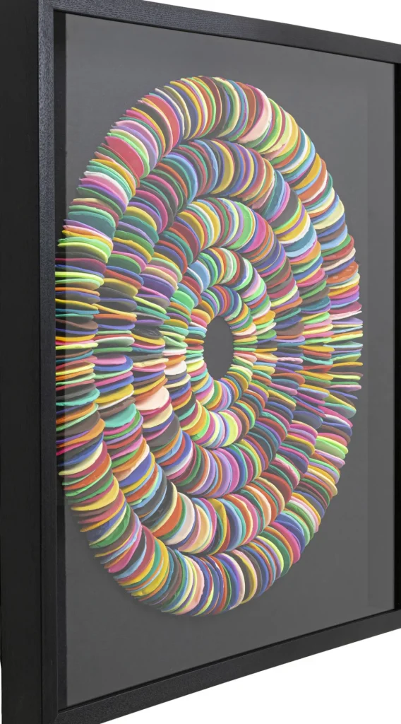 KARE Design Schilderij Pasta Colore Cricles 80x80cm