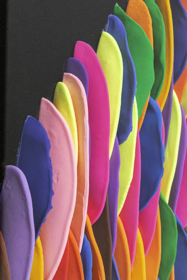 KARE Design Schilderij Pasta Colore 80x80cm