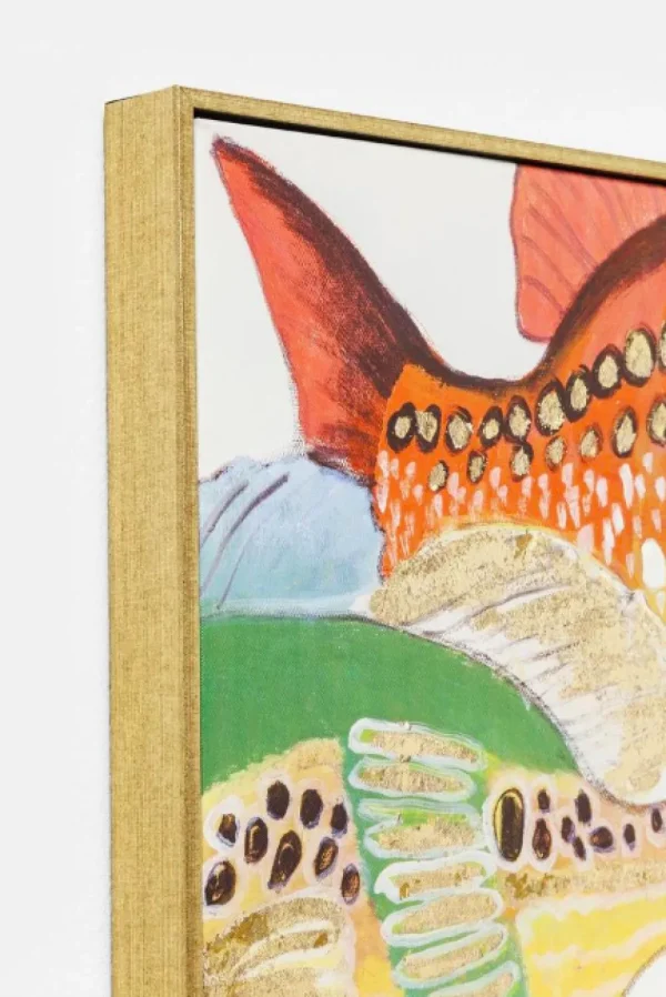 KARE Design Schilderij Touched Fish Meeting One 100x75cm