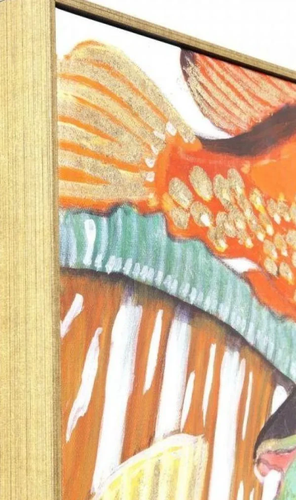 KARE Design Schilderij Touched Fish Meeting Two 100x75cm