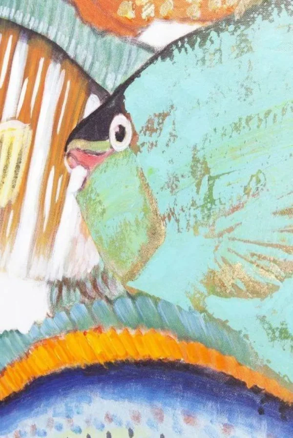 KARE Design Schilderij Touched Fish Meeting Two 100x75cm